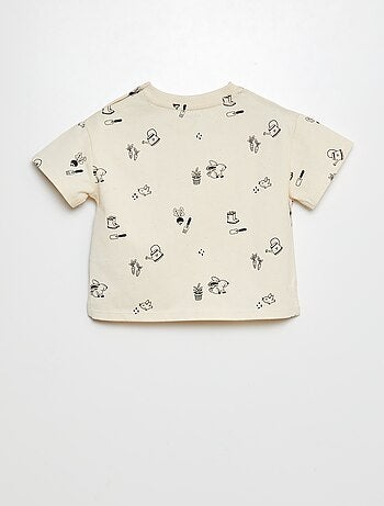 T-shirt de manga curta estampada - Tough Cotton