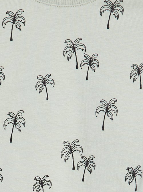 T-shirt de manga curta estampada - Tough Cotton - Kiabi