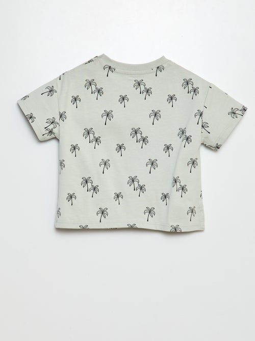 T-shirt de manga curta estampada - Tough Cotton - Kiabi
