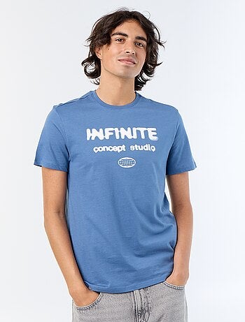 T-shirt de manga curta estampado