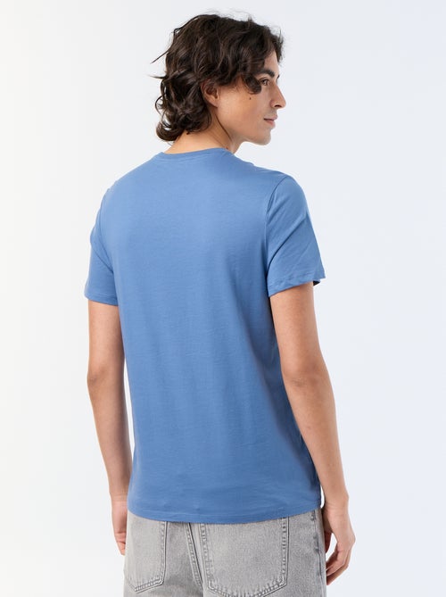 T-shirt de manga curta estampado - Kiabi