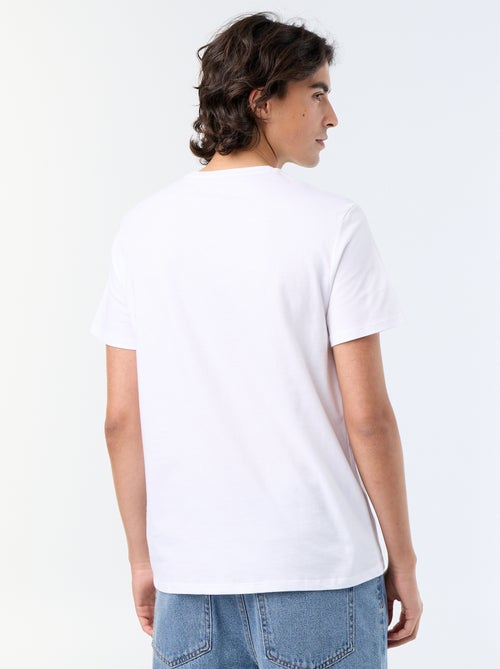 T-shirt de manga curta estampado - Kiabi