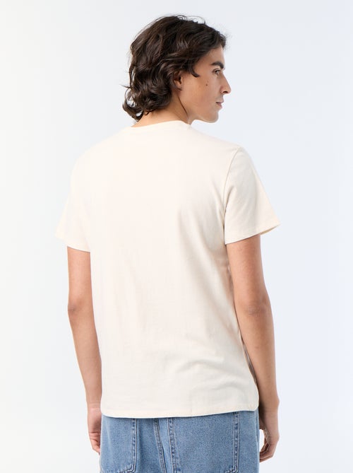 T-shirt de manga curta estampado - Kiabi