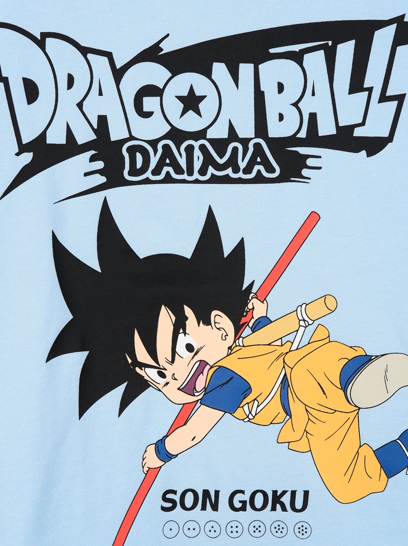 T-shirt de manga curta estampado 'Dragon Ball Z' Azul - Kiabi