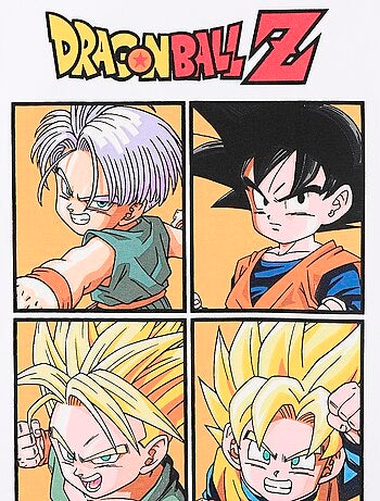 T-shirt de manga curta estampado 'Dragon Ball Z'