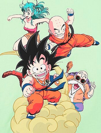 T-shirt de manga curta estampado 'Dragon Ball Z'