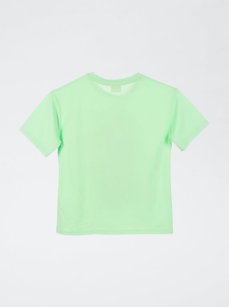 T-shirt de manga curta estampado 'Dragon Ball Z' Verde - Kiabi