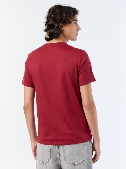 T-shirt de manga curta estampado - Kiabi