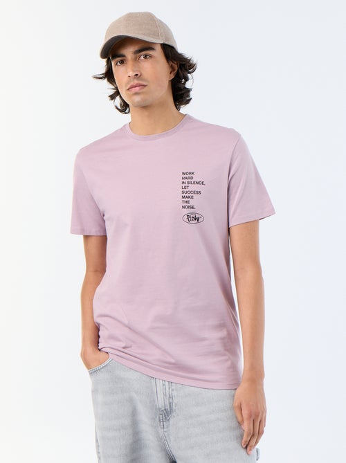 T-shirt de manga curta estampado - Kiabi T-shirt de manga curta estampado - Kiabi