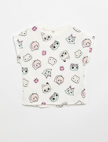 T-shirt de manga curta 'Gabby e a Casa Mágica'