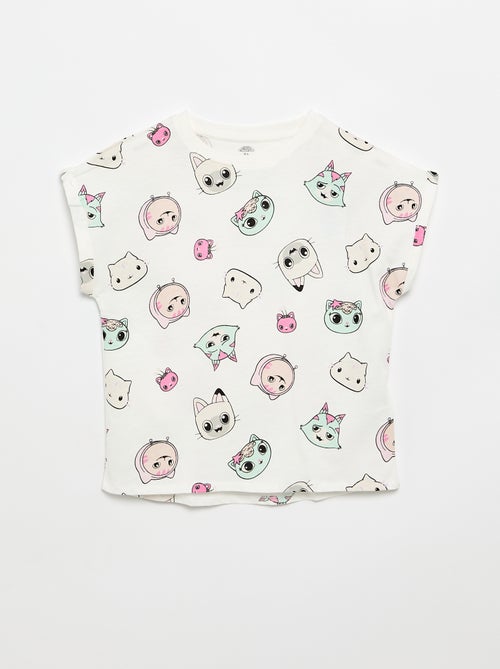 T-shirt de manga curta 'Gabby e a Casa Mágica' - Kiabi