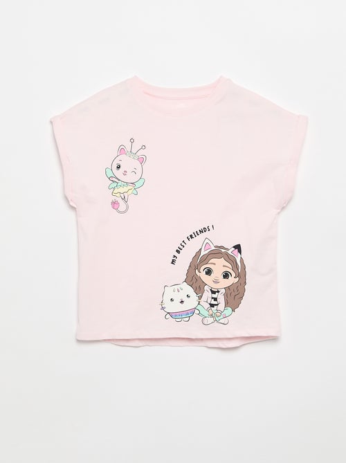 T-shirt de manga curta 'Gabby e a Casa Mágica' - Kiabi