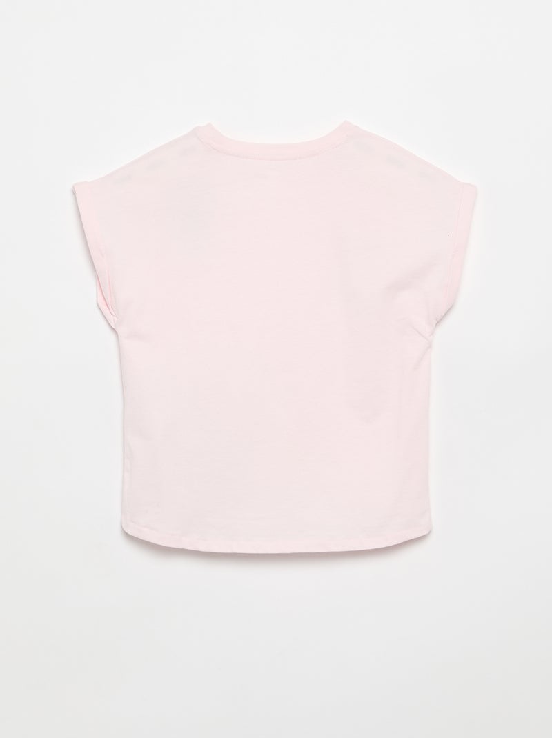 T-shirt de manga curta 'Gabby e a Casa Mágica' Rosa - Kiabi