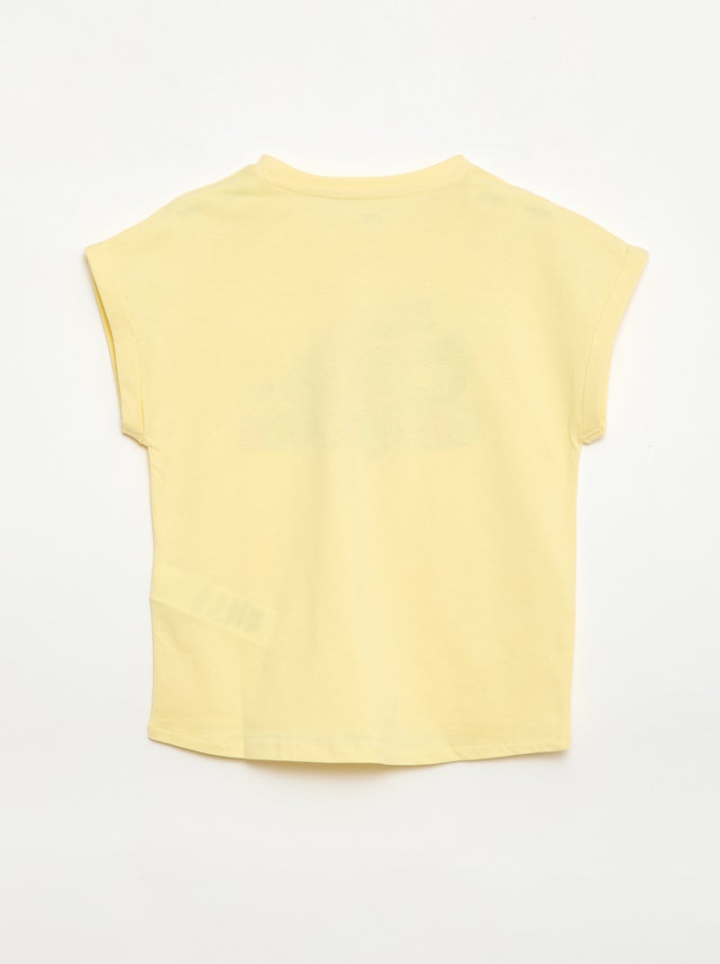 T-shirt de manga curta \'Gabby e a Casa Mágica\' \'Universal\' Amarelo - Kiabi