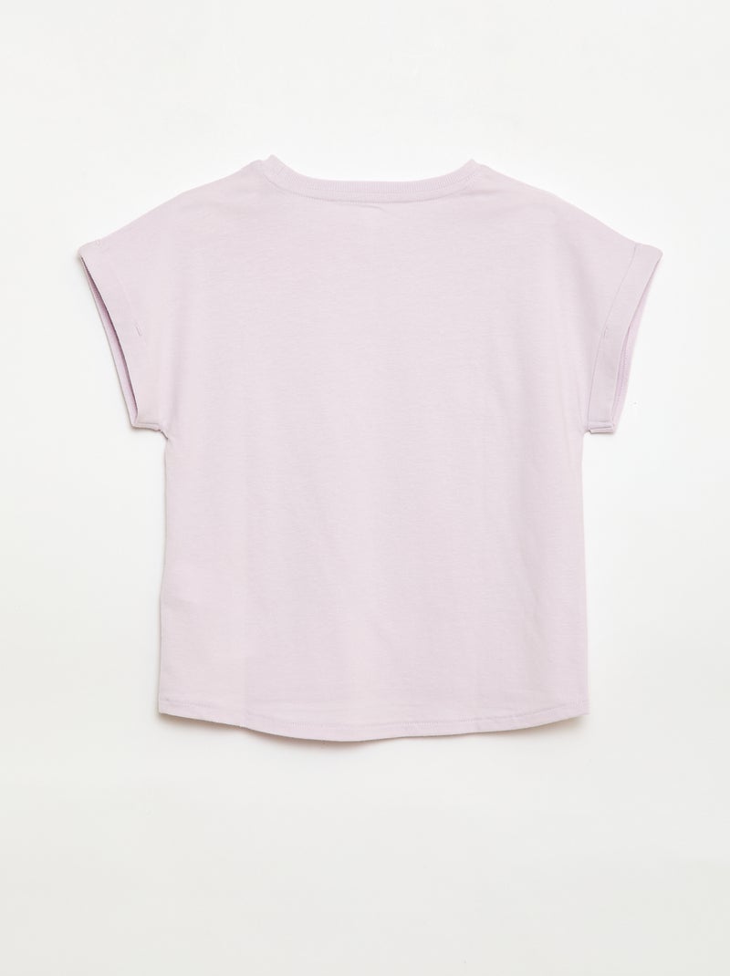 T-shirt de manga curta \'Gabby e a Casa Mágica\' \'Universal\' Violeta - Kiabi