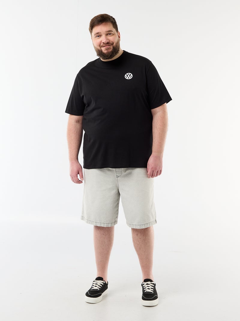 T-shirt de manga curta 'golf GTI' 'Volkswagen' Preto - Kiabi