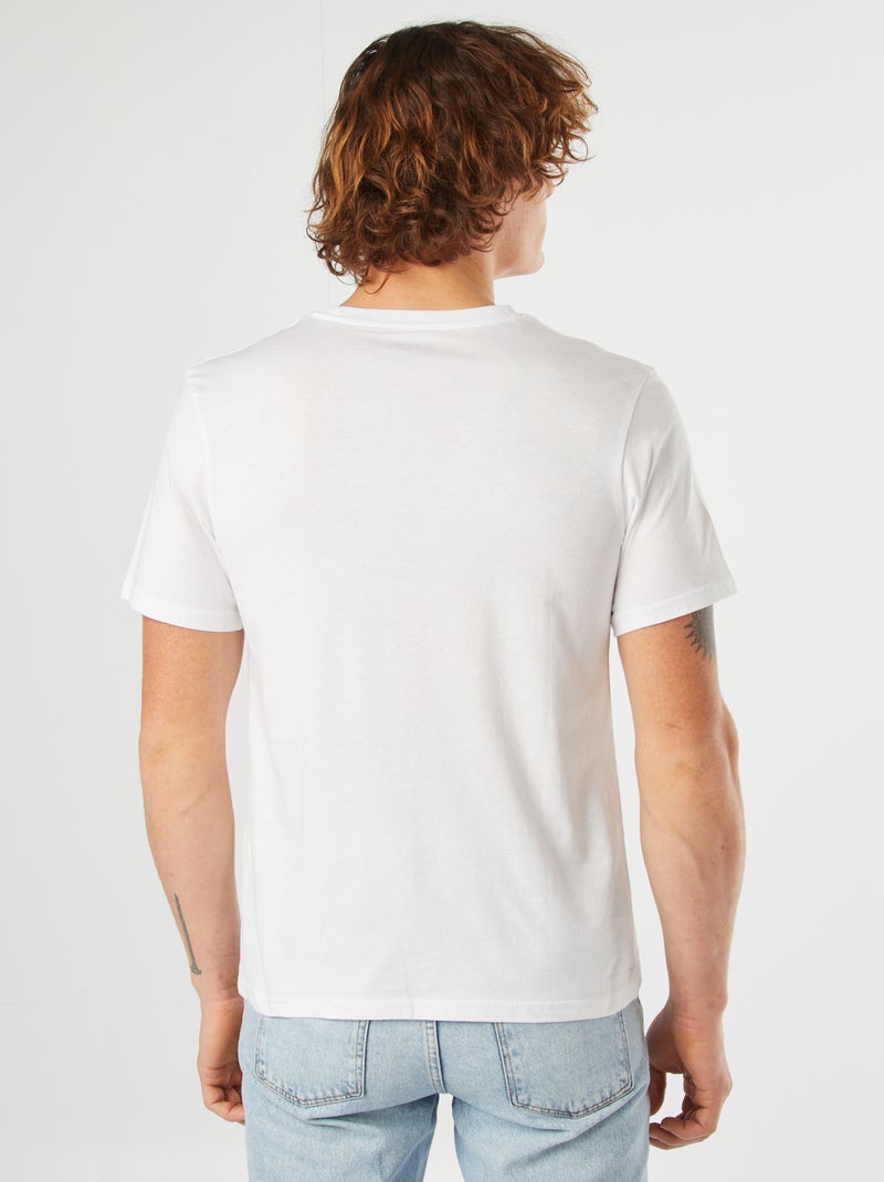 T-shirt de manga curta 'JJ Rebel' BRANCO - Kiabi