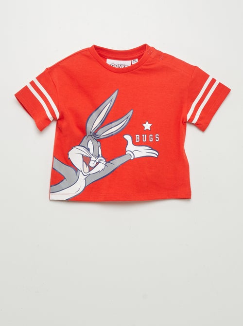 T-shirt de manga curta 'Looney Tunes' - Kiabi