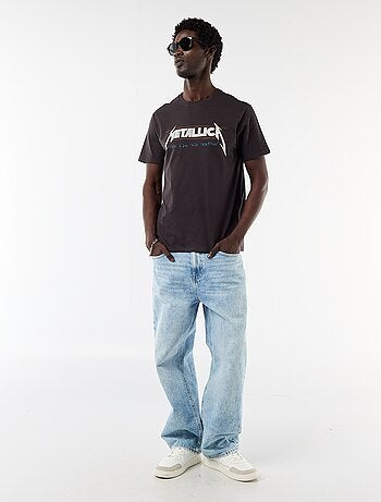 T-shirt de manga curta 'Metallica'