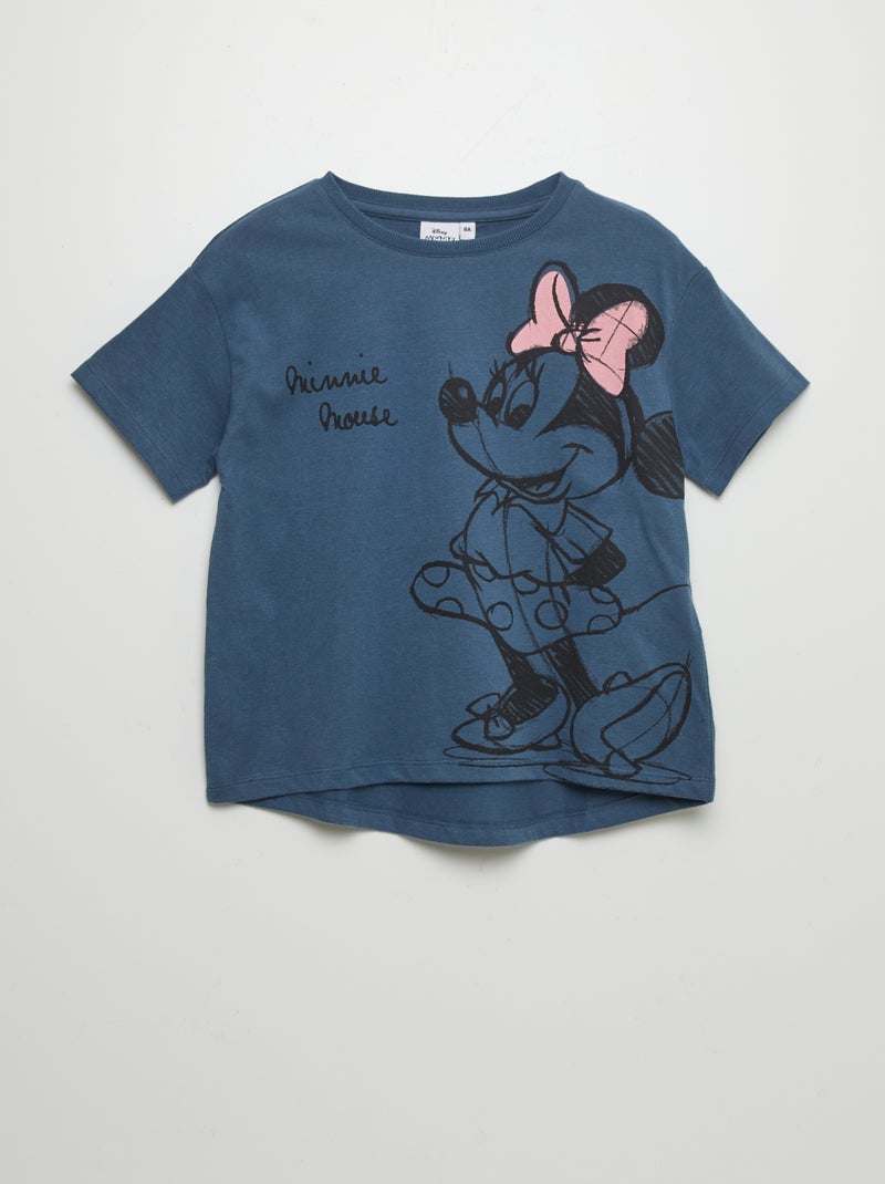 T-shirt de manga curta 'Minnie' AZUL - Kiabi