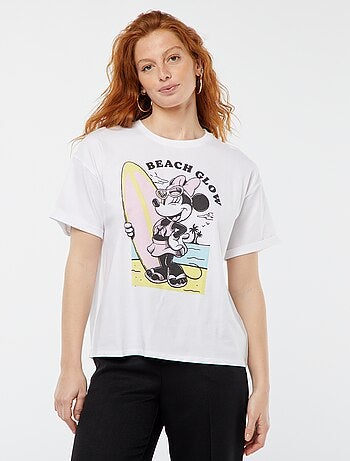 T-shirt de manga curta 'Minnie' 'Disney'
