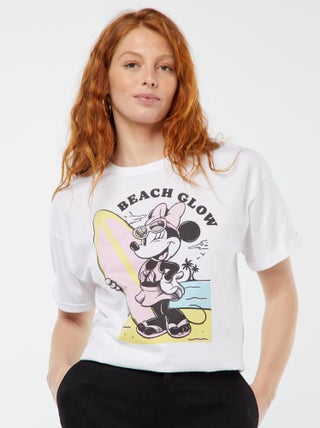 T-shirt de manga curta 'Minnie' 'Disney'
