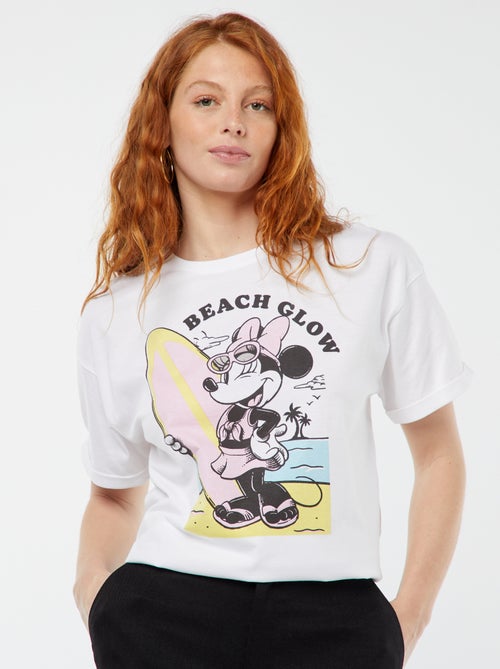 T-shirt de manga curta 'Minnie' 'Disney' - Kiabi