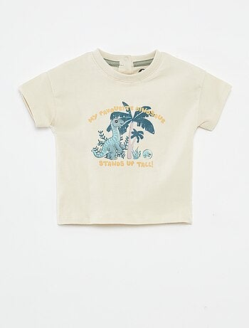T-shirt de manga curta 'Mundo Jurássico'