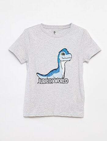 T-shirt de manga curta 'Mundo Jurássico'