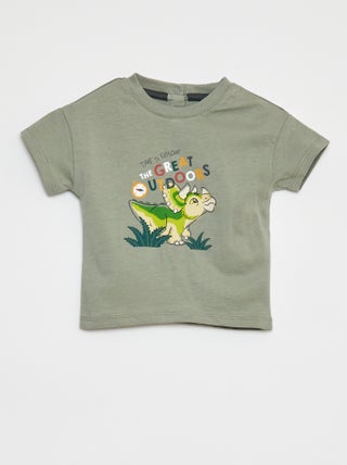 T-shirt de manga curta 'Mundo Jurássico'