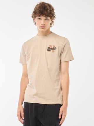 T-shirt de manga curta 'Naruto' com estampado frente/verso