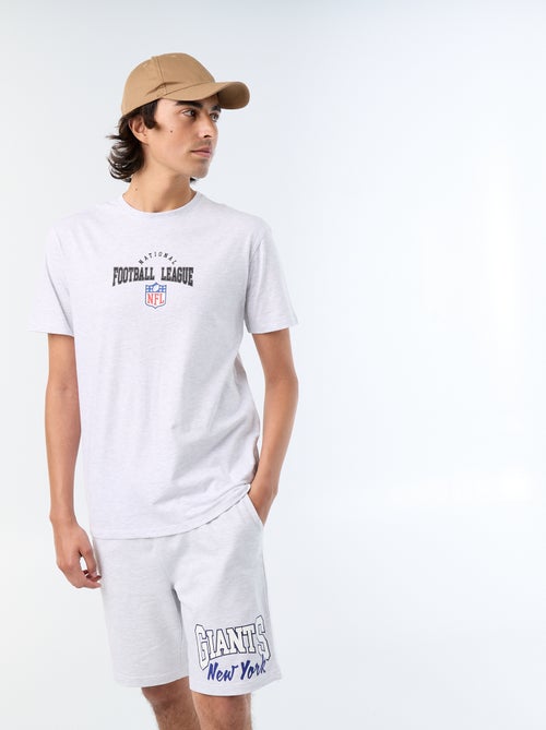 T-shirt de manga curta "NFL" - Kiabi