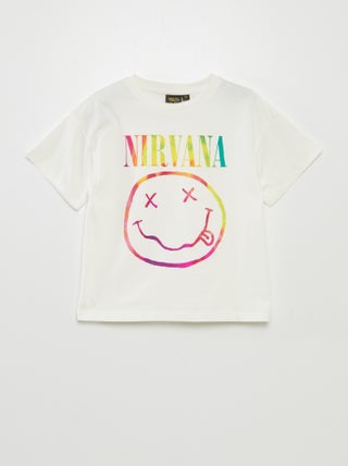 T-shirt de manga curta 'Nirvana'