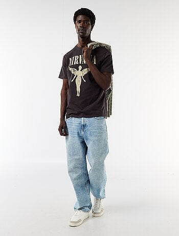 T-shirt de manga curta 'Nirvana'