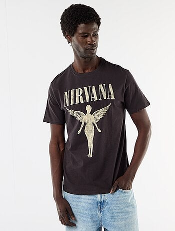 T-shirt de manga curta 'Nirvana'
