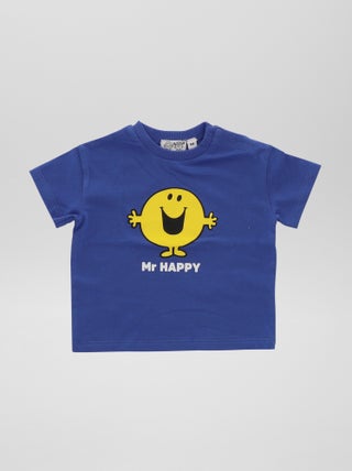 T-shirt de manga curta 'O Super Apresentador' 'Mr Happy'