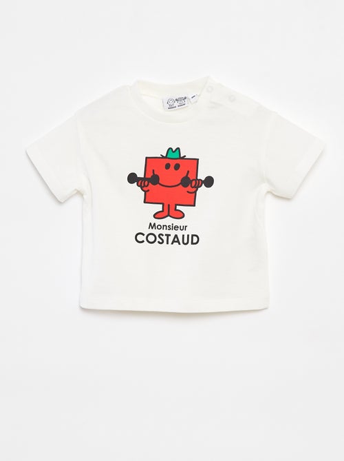 T-shirt de manga curta 'O Super Apresentador' 'Mr Happy' - Kiabi