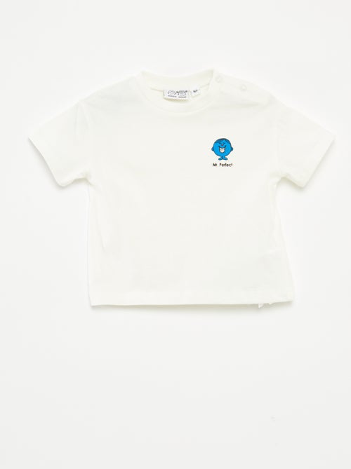 T-shirt de manga curta 'O Super Apresentador' 'Mr Happy' - Kiabi