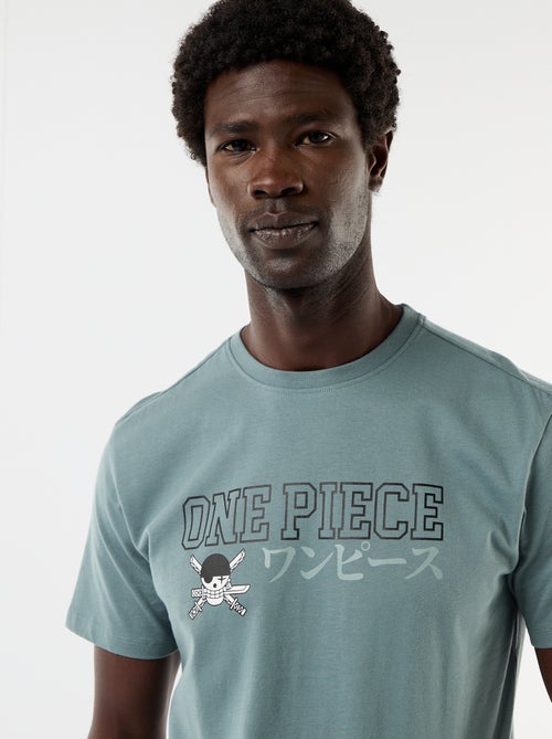 T-shirt de manga curta 'One Piece' - Kiabi