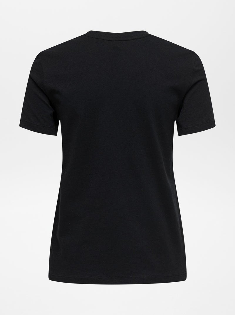 T-shirt de manga curta 'Only carmakoma' PRETO - Kiabi