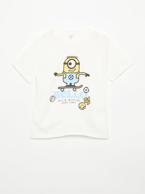 T-shirt de manga curta \'Os Minions\' - Kiabi