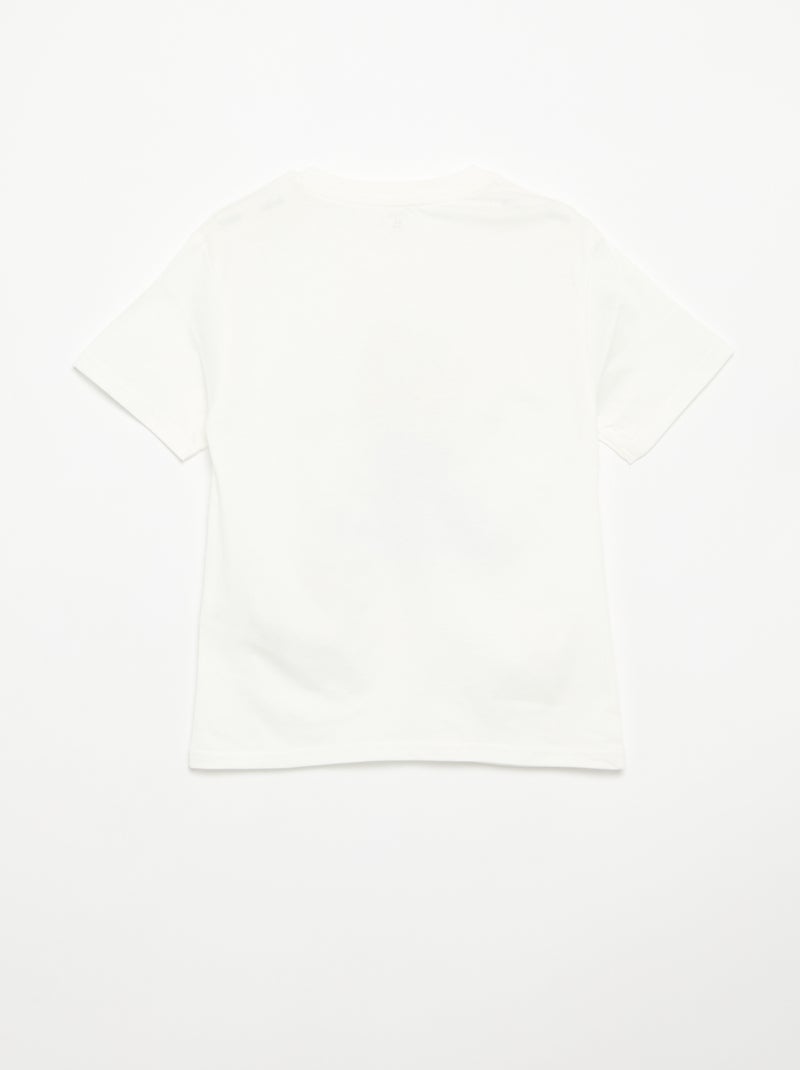T-shirt de manga curta \'Os Minions\' Branco - Kiabi