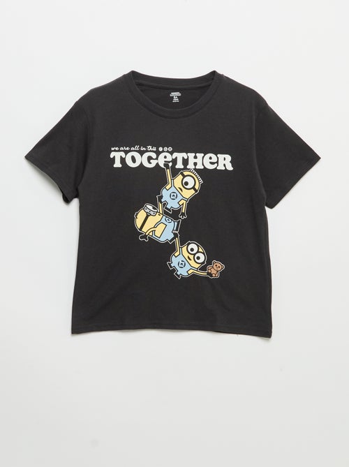 T-shirt de manga curta \'Os Minions\' - Kiabi