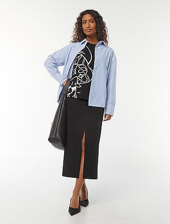 T-shirt de manga curta 'Os Smurfs'