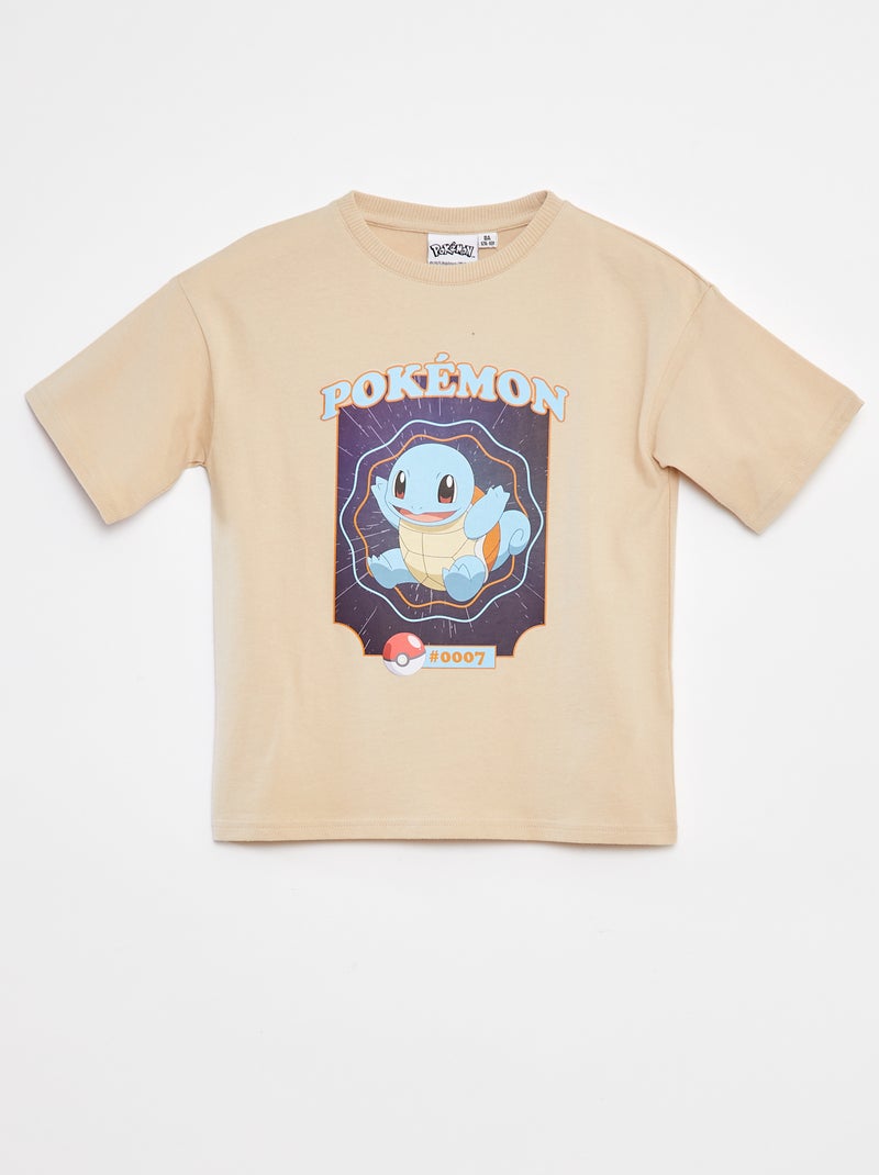 T-shirt de manga curta 'Pikachu' BEGE - Kiabi