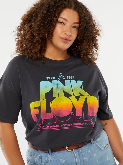 T-shirt de manga curta 'Pink Floyd' - Kiabi