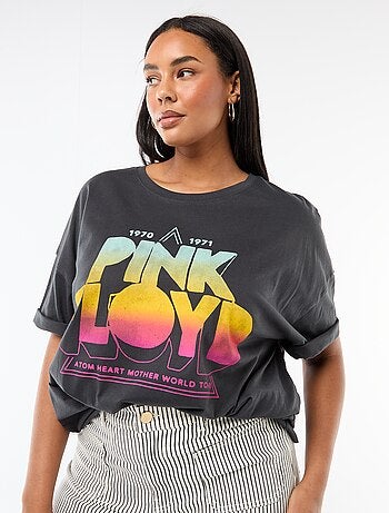 T-shirt de manga curta 'Pink Floyd'