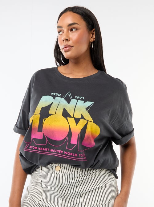 T-shirt de manga curta 'Pink Floyd' - Kiabi T-shirt de manga curta 'Pink Floyd' - Kiabi