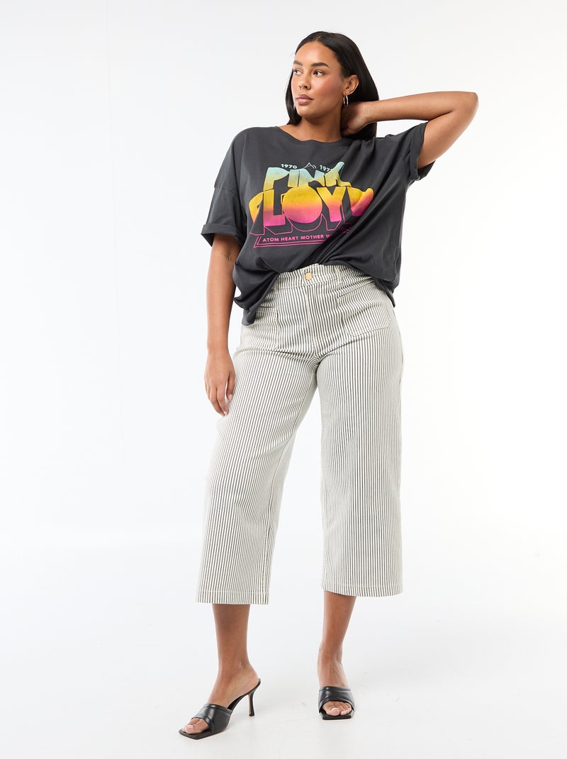 T-shirt de manga curta 'Pink Floyd' Preto - Kiabi