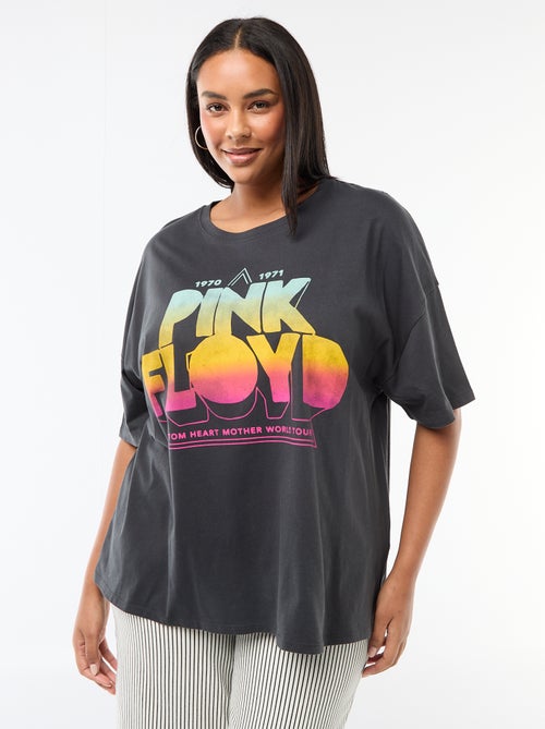 T-shirt de manga curta 'Pink Floyd' - Kiabi T-shirt de manga curta 'Pink Floyd' - Kiabi